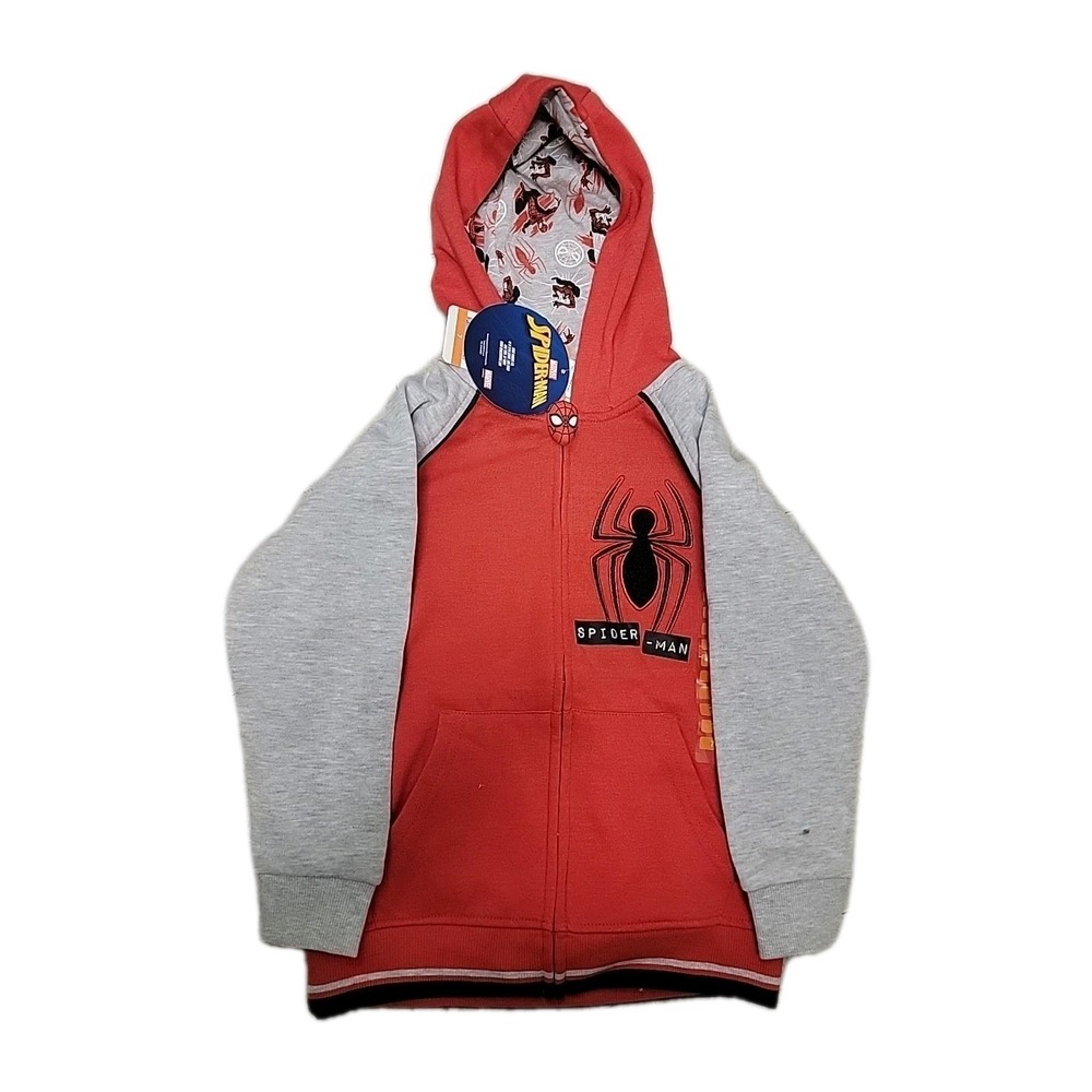 Character Boys Soft Fleece Full Zip Side Pockets Embroidered‎ Details Hoodie 7